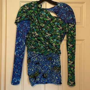 Zara Printed Top Draped